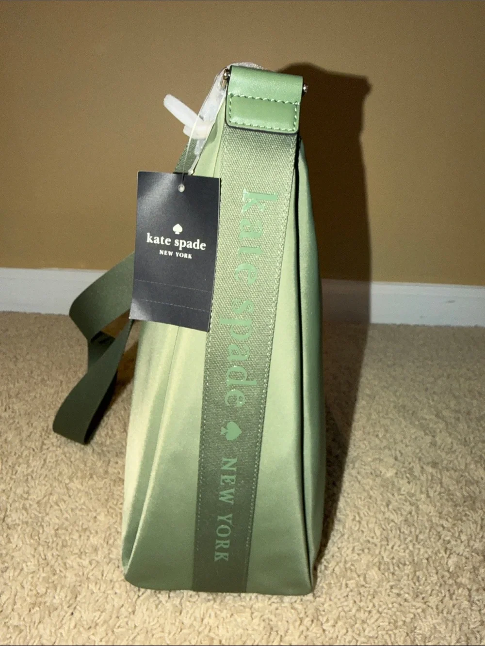 kate spade Sage Green Nylon Shoulder Tote